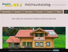 Tablet Screenshot of bayernblockhaus.de